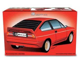 Alfa Romeo Sprint 6C Prototipo Autodelta 1982 Rosso alfa Laudoracing 1:18 Resinemodell (Türen, Motorhaube... nicht zu öffnen!)